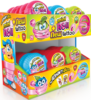 Žvýk.Mini Roll+tatoo 18g