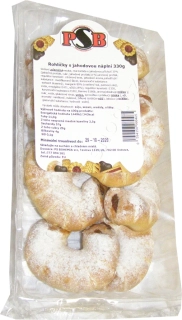 Suš.Rohlíčky jahodové a višňové 330g